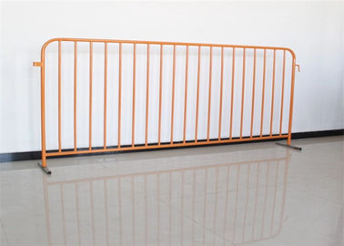 Stainless Steel Temporary Fence Crowd Control Barriers For Portable Pedestrian